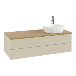 V&B Meuble sous lavabo sans structure de façade, avec éclairage Antao 120x36x50cm, H I P, WBP hon. Oa, si G m Lac