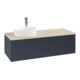 V&B Meuble sous-lavabo sans structure de façade, avec éclairage Antao 120x36x50cm, HI, WBP botti., md b m Lac-1