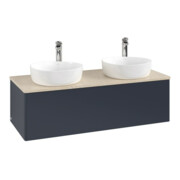 V&B Meuble sous lavabo sans structure de façade, avec éclairage Antao 120x36x50cm, HI, WBP botti., md b m Lac-3