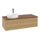 V&B Meuble sous-lavabo sans structure de façade, avec éclairage Antao 120x36x50cm, HI, WBP w. wal, hon. Oa-1