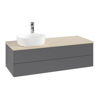 V&B Meuble sous-lavabo sans structure de façade, avec éclairage Antao 120x36x50cm, HL, WBP botti., A m Lac