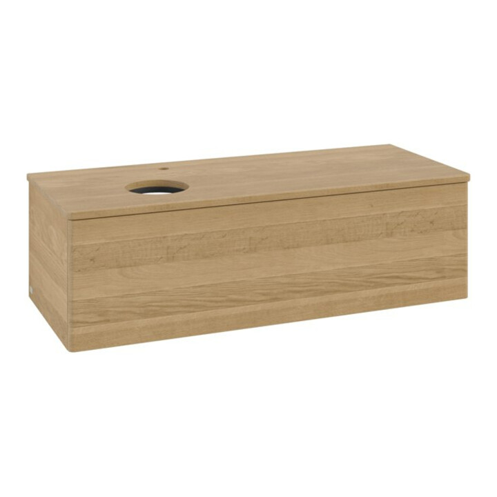 V&B Meuble sous-lavabo sans structure de façade, avec éclairage Antao 120x36x50cm, HL, WBP hon. Oa, hon. Oa