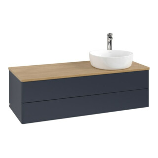 V&B Meuble sous lavabo sans structure de façade, avec éclairage Antao 120x36x50cm, HL, WBP hon. Oa, md b m Lac