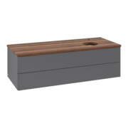 V&B Meuble sous-lavabo sans structure de façade, avec éclairage Antao 120x36x50cm, HL, WBP w wa, A m Lac-4
