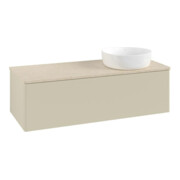 V&B Meuble sous lavabo sans structure de façade, avec éclairage Antao 120x36x50cm, WBP botti., si Gr m Lac