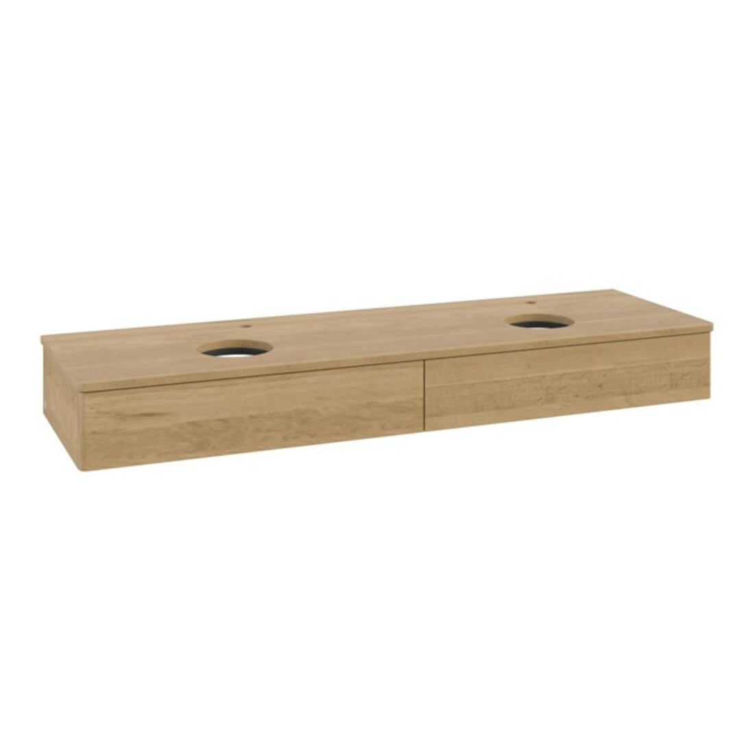 V&B Meuble sous-lavabo sans structure de façade, avec éclairage Antao 160x50cm, H I P, couleur WBP hon. Oa, hon. Oa