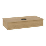 V&B Meuble sous-lavabo sans structure de façade, éclairage Antao 100x19x50cm, couleur WBP chêne hon. Oa, chêne hon.-3