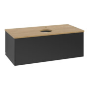 V&B Meuble sous-lavabo sans structure de façade, éclairage Antao 100x36x50cm, HL, WBP hon. Oa, bleu m Lac-3