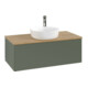 V&B Meuble sous lavabo sans structure de façade, éclairage Antao 100x36x50cm, HL, WBP hon. Oa, le g. m La-1