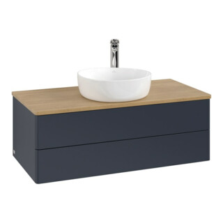 V&B Meuble sous lavabo sans structure de façade - Éclairage Antao 100x36x50cm, HL, WBP hon. Oa, md b m Lac
