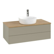 V&B Meuble sous lavabo sans structure de façade - Éclairage Antao 100x36x50cm, HL, WBP hon. Oa, st G m Lac-1