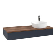 V&B Meuble sous lavabo sans structure de façade, éclairage Antao 120x19x50cm, HL, WBP w wal, md bl. m Lac