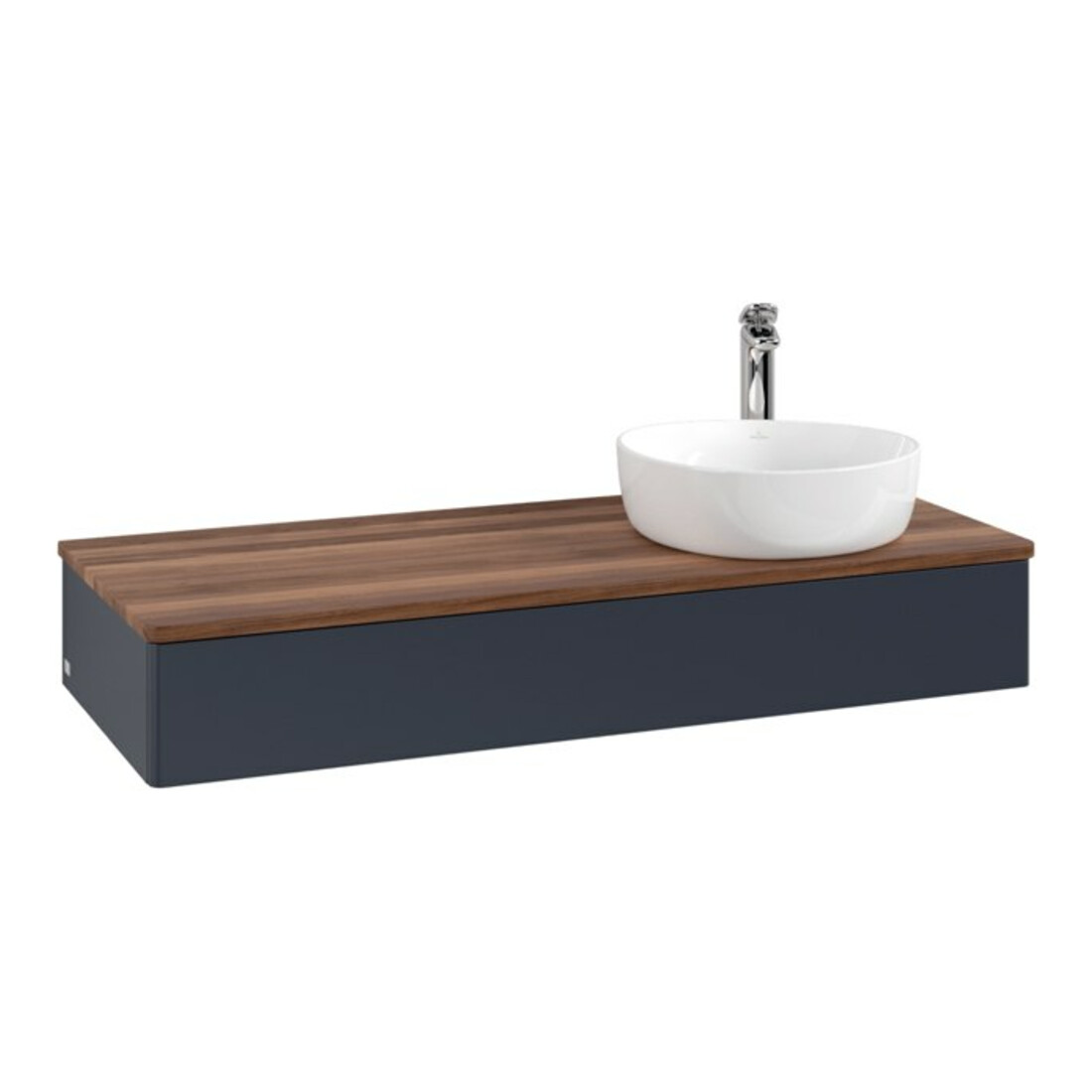 V&B Meuble sous lavabo sans structure de façade, éclairage Antao 120x19x50cm, HL, WBP w wal, md bl. m Lac