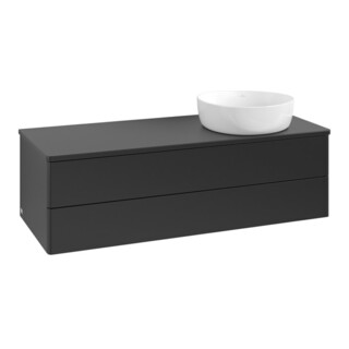V&B Meuble sous lavabo sans structure de façade, éclairage Antao 120x36x50cm, couleur WBP Lac, bleu m Lac