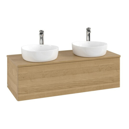 V&B Meuble sous lavabo sans structure de façade, éclairage Antao 120x36x50cm, H I P, WBP chêne hon. Oa, hon. Oa