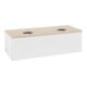 V&B Meuble sous-lavabo sans structure de façade, éclairage Antao 120x36x50cm, HL, WBP botti., blanc mat Lac-4