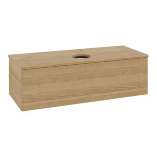 V&B Meuble sous lavabo sans structure de façade, éclairage Antao 120x36x50cm, HL, WBP hon. Oa, hon. Oa