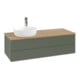 V&B Meuble sous-lavabo sans structure de façade, éclairage Antao 120x36x50cm, HL, WBP hon. Oa, le g. m La-4