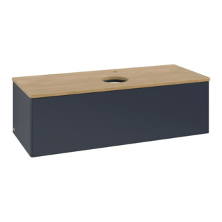 V&B Meuble sous lavabo sans structure de façade, éclairage Antao 120x36x50cm, HL, WBP hon. Oa, md b m Lac