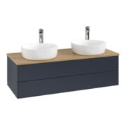 V&B Meuble sous lavabo sans structure de façade, éclairage Antao 120x36x50cm, HL, WBP hon. Oa, md b m Lac