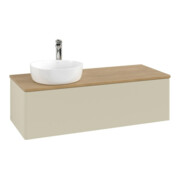 V&B Meuble sous lavabo sans structure de façade, éclairage Antao 120x36x50cm, HL, WBP hon. Oa, si G m Lac