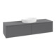 V&B Meuble sous-lavabo sans structure de façade - Éclairage Antao 160x50cm, couleur WBP Lac, Anthracite m Lac-1