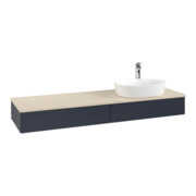 V&B Meuble sous lavabo sans structure de façade - Éclairage Antao 160x50cm, H, P, WBP botti., md bl. m Lac