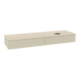 V&B Meuble sous-lavabo sans structure de façade - Éclairage Antao 160x50cm, H, P, WBP botti., si Gr m Lac