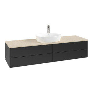 V&B Meuble sous lavabo sans structure de façade - Éclairage Antao 160x50cm, HL, WBP botti., bleu m Lac