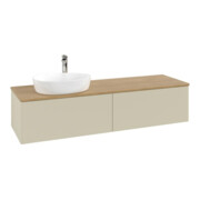 V&B Meuble sous lavabo sans structure de façade - Éclairage Antao 160x50cm, HL, WBP hon. Oa, si Gr m Lac-1