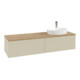 V&B Meuble sous lavabo sans structure de façade - Éclairage Antao 160x50cm, HL, WBP hon. Oa, si Gr m Lac-3