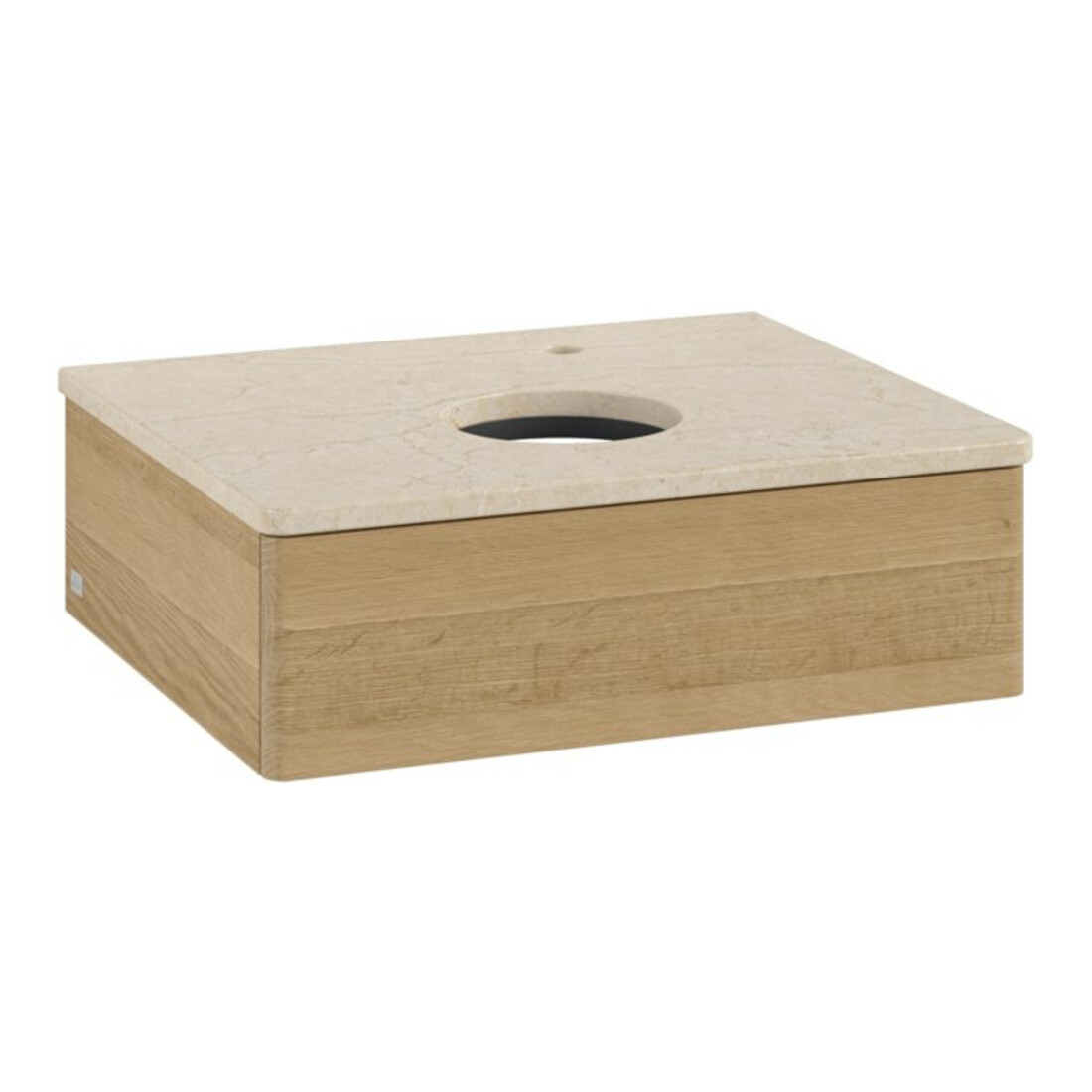 V&B Meuble sous-lavabo sans structure de façade - Éclairage Antao 60x19x50cm, H I P, WBP botti., hon. Oa