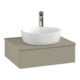 V&B Meuble sous-lavabo sans structure de façade - Éclairage Antao 60x19x50cm, H I P, WBP Lac, Anthracite m Lac-1