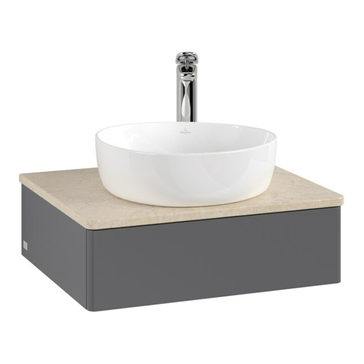 V&B Meuble sous lavabo sans structure de façade - Éclairage Antao 60x19x50cm, HL, WBP botti., A m Lac