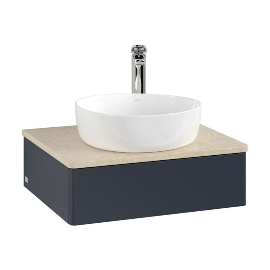 V&B Meuble sous lavabo sans structure de façade - Éclairage Antao 60x19x50cm, HL, WBP botti., md bl. m Lac