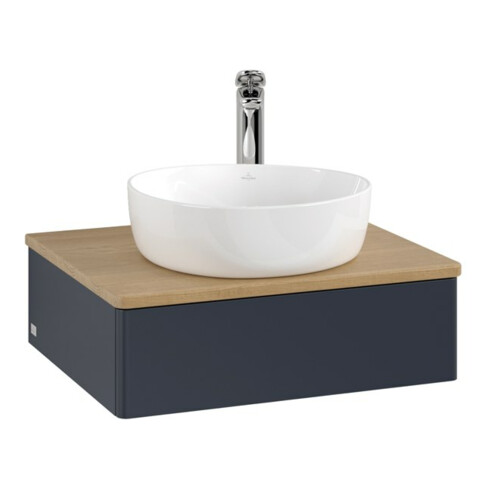 V&B Meuble sous lavabo sans structure de façade - Éclairage Antao 60x19x50cm, HL, WBP hon. Oa, md b m Lac