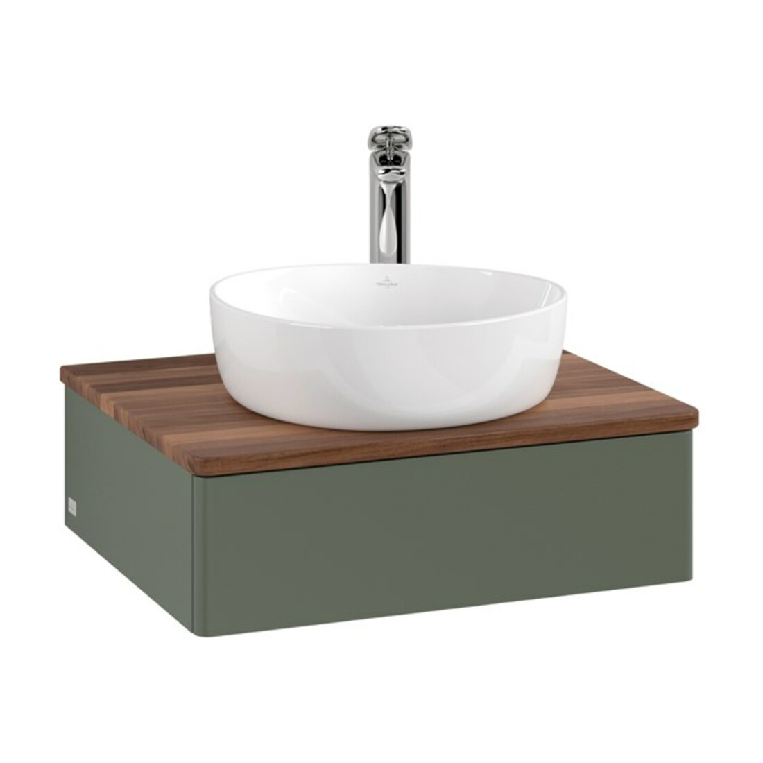 V&B Meuble sous lavabo sans structure de façade - Éclairage Antao 60x19x50cm, HL, WBP w wa, lea gre. m Lac