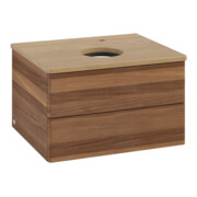 V&B Meuble sous-lavabo sans structure de façade - Éclairage Antao 60x36x50cm, H I P, WBP hon. Oa, blanc wal
