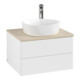 V&B Meuble sous lavabo sans structure de façade - Éclairage Antao 60x36x50cm, HL, WBP botti., blanc m Lac-3