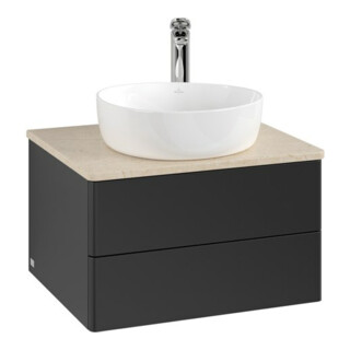V&B Meuble sous lavabo sans structure de façade - Éclairage Antao 60x36x50cm, HL, WBP botti., bleu m Lac
