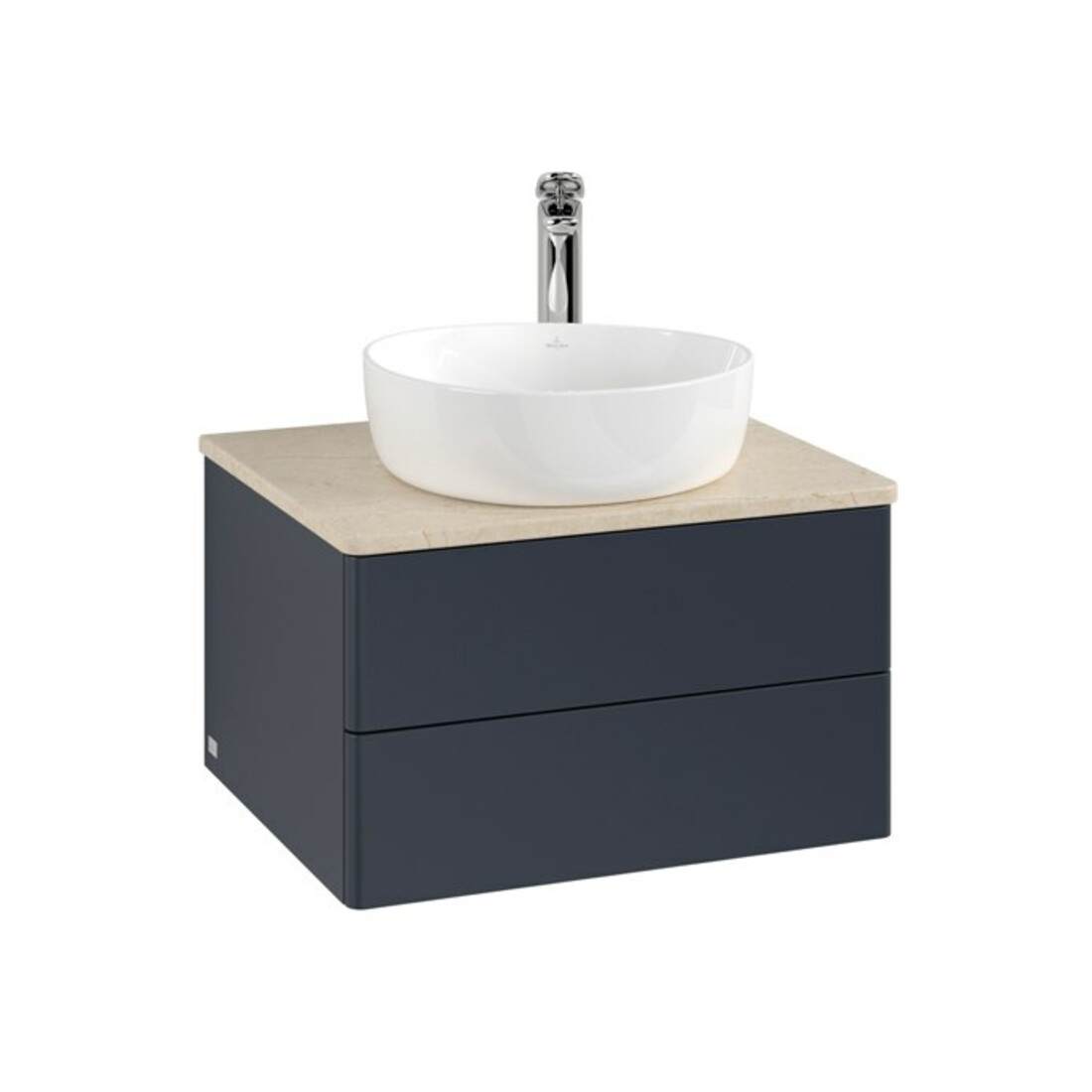 V&B Meuble sous-lavabo sans structure de façade - Éclairage Antao 60x36x50cm, HL, WBP botti., md bl. m Lac