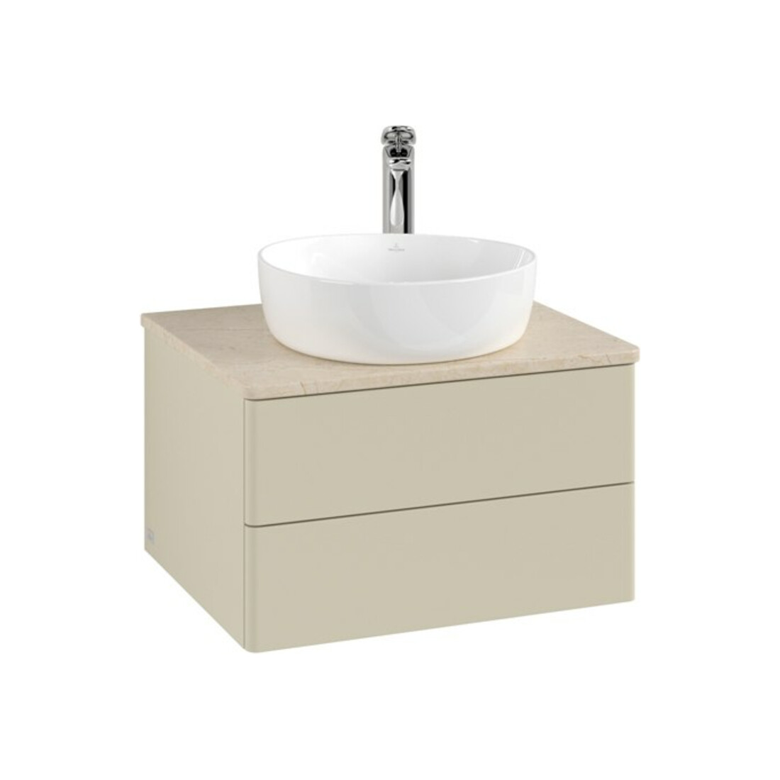 V&B Meuble sous lavabo sans structure de façade - Éclairage Antao 60x36x50cm, HL, WBP botti., si Gr m Lac