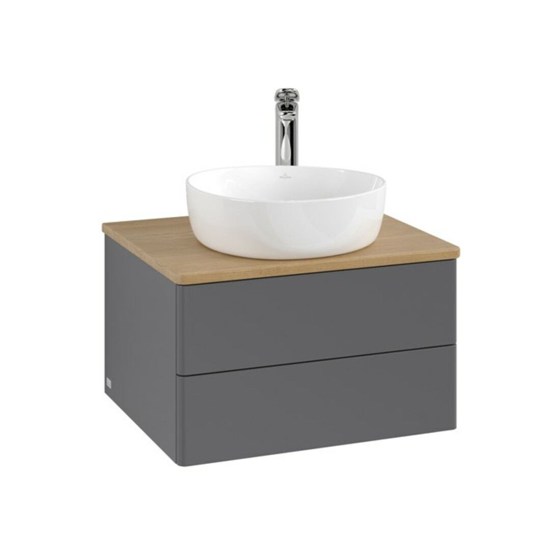 V&B Meuble sous-lavabo sans structure de façade - Éclairage Antao 60x36x50cm, HL, WBP hon. Oa, A m Lac