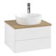 V&B Meuble sous lavabo sans structure de façade - Éclairage Antao 60x36x50cm, HL, WBP hon. Oa, blanc mat Lac-1