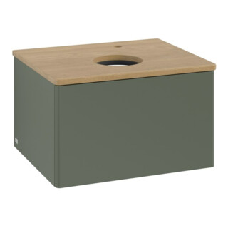 V&B Meuble sous-lavabo sans structure de façade - éclairage Antao 60x36x50cm, HL, WBP hon. Oa, le g. m Lac