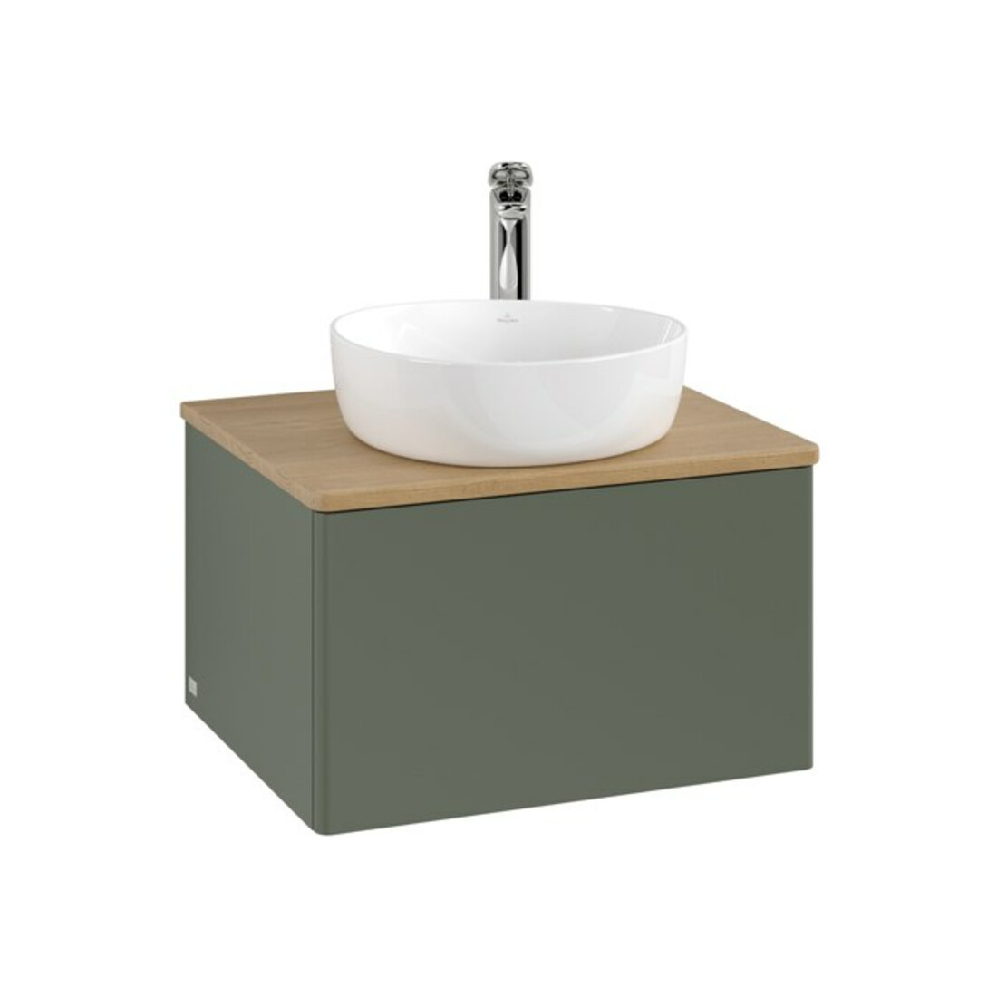 V&B Meuble sous-lavabo sans structure de façade - éclairage Antao 60x36x50cm, HL, WBP hon. Oa, le g. m Lac