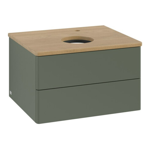 V&B Meuble sous lavabo sans structure de façade - Éclairage Antao 60x36x50cm, HL, WBP hon. Oa, le g. m Lac