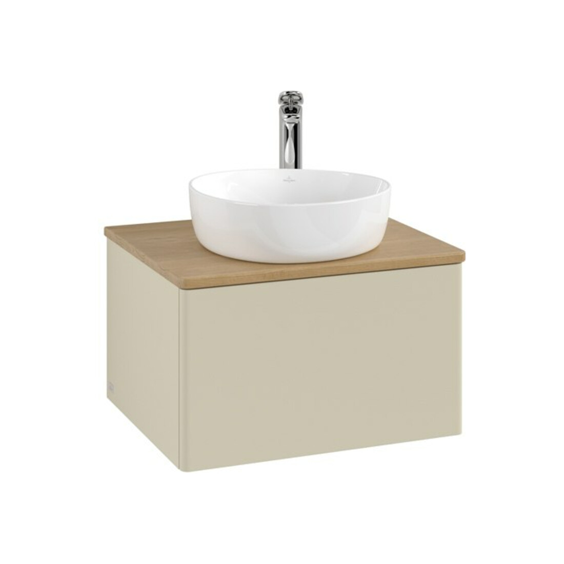 V&B Meuble sous lavabo sans structure de façade - Éclairage Antao 60x36x50cm, HL, WBP hon. Oa, si Gr m Lac