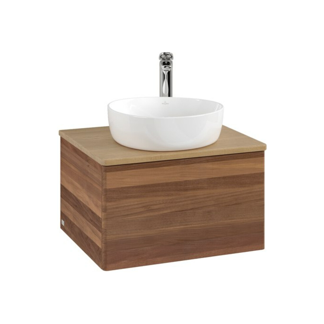 V&B Meuble sous lavabo sans structure de façade - Éclairage Antao 60x36x50cm, HL, WBP hon. Oa, w. wal