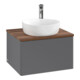 V&B Meuble sous lavabo sans structure de façade - Éclairage Antao 60x36x50cm, HL, WBP w wa, Anthrac. m Lac-1